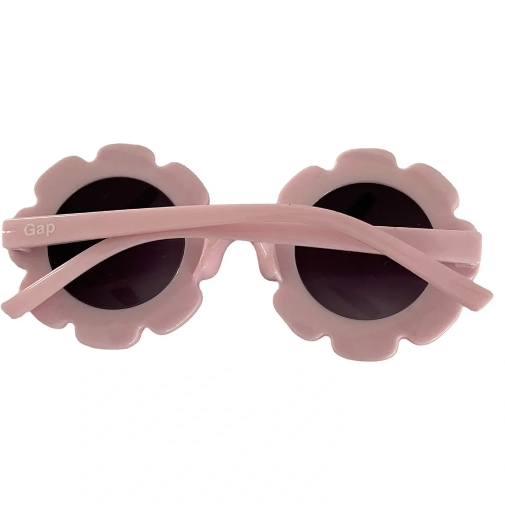 EUC Gap Toddler Girl Flower-Shaped Pink Sunglasses - Picture 2 of 2